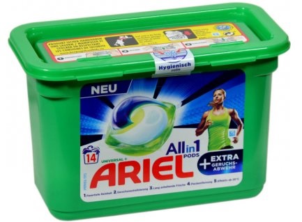 Ariel 3v1 Universal gelové kapsle na prádlo 14 ks